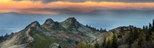 Les trois dents dans le massif du Pilat